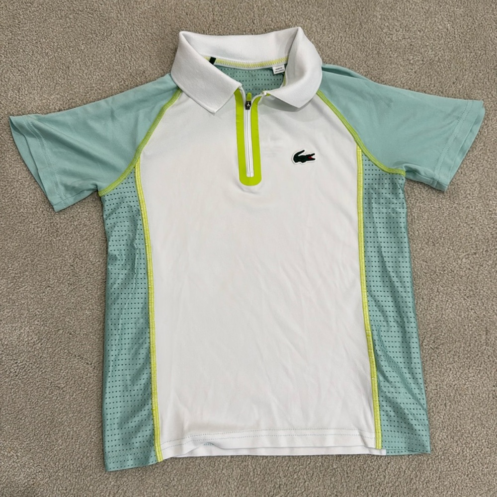 Kids Ultra Dry Pique Tennis Polo - Size 10